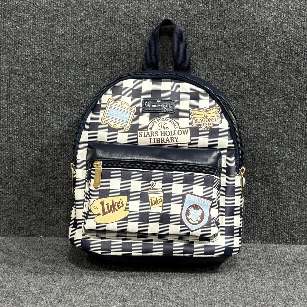 Bioworld Gilmore Girls Stars Hollow Gingham School Mini Backpack NWT Y2K